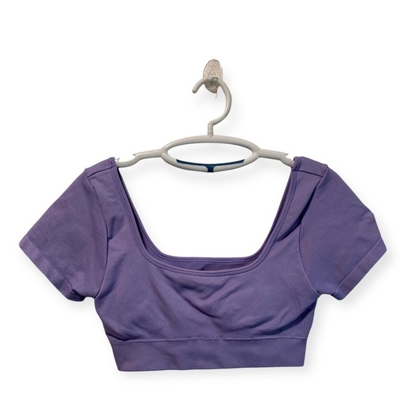 Forever 21 Crop Top Women’s Size Large Purple - Picture 1 of 8